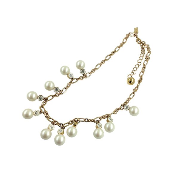 Kate Spade Dangling Necklace, PEARLY DELIGHT, WBRUA782, 16 in, Bridal Prom, Gift - Picture 3 of 14